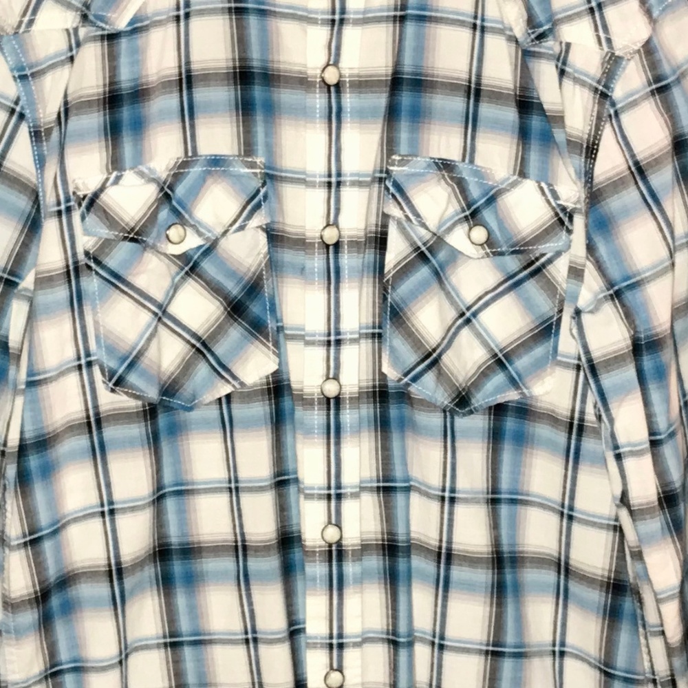 American Eagle Outfitters Plaid Western Shirt